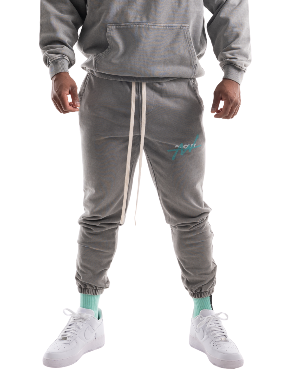 SWEAT PANTS VINTAGE LOGO（LIGHT GRAY）
