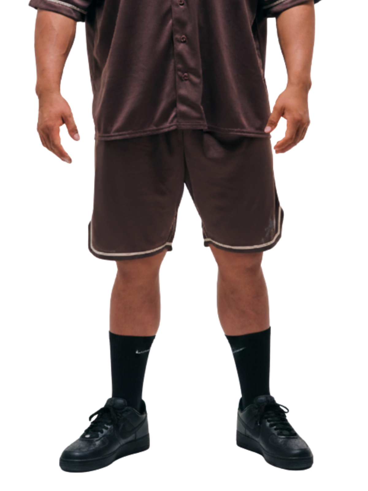 GAME SHORTS(BROWN)