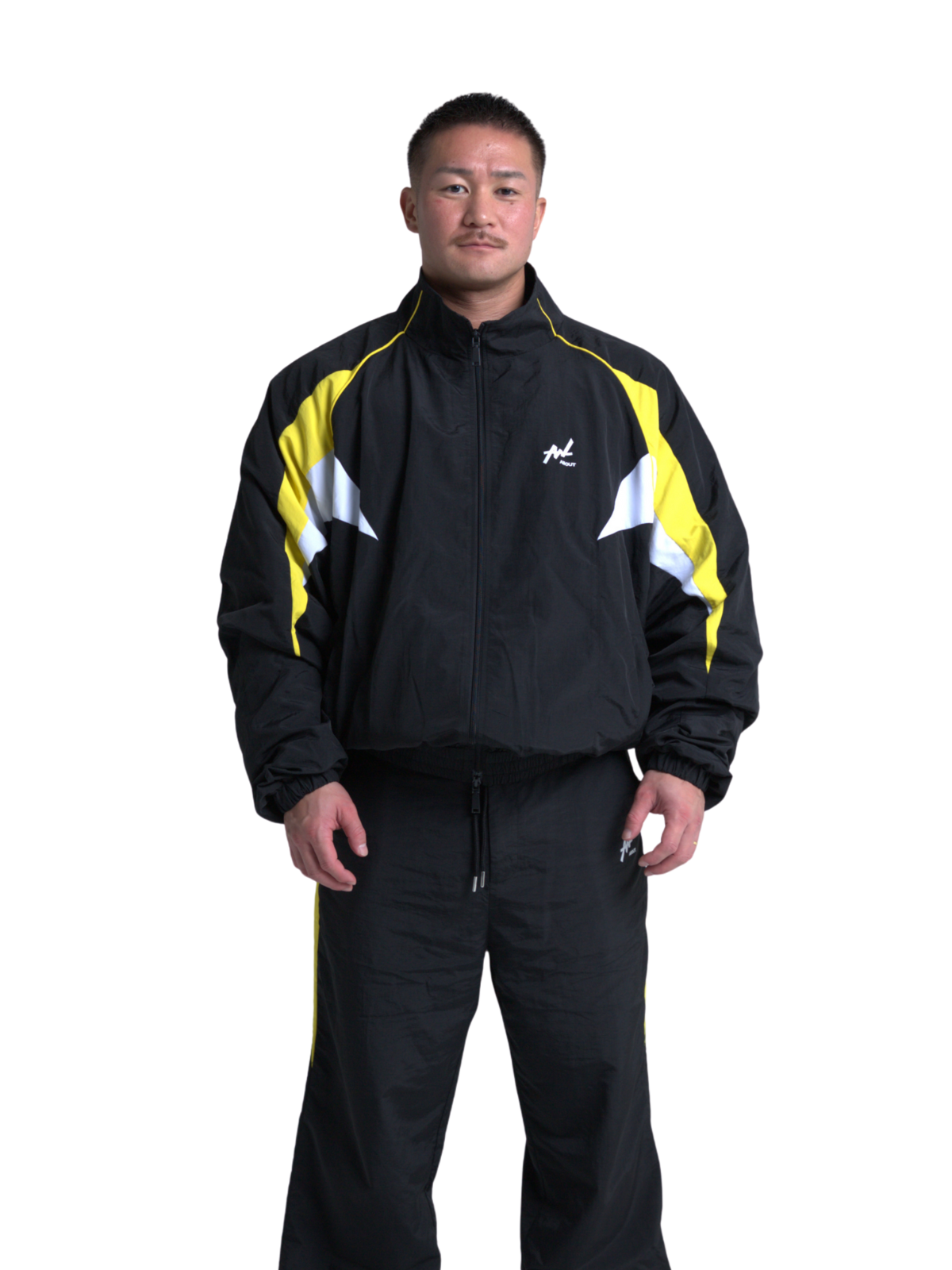 TRACK JACKET WEDGE BLACK