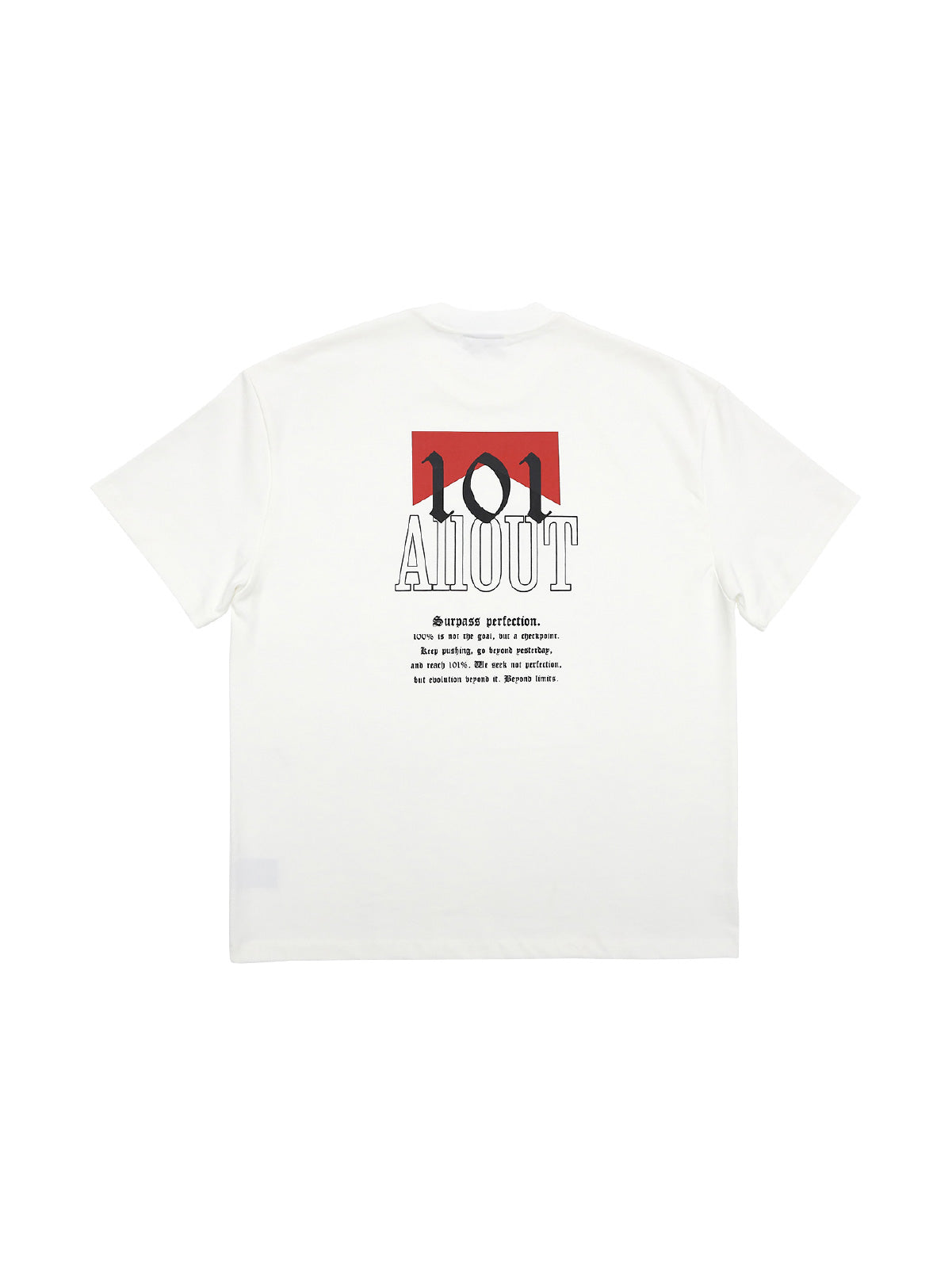 T-shirt CHEVRON EMBLEM【WHITE】