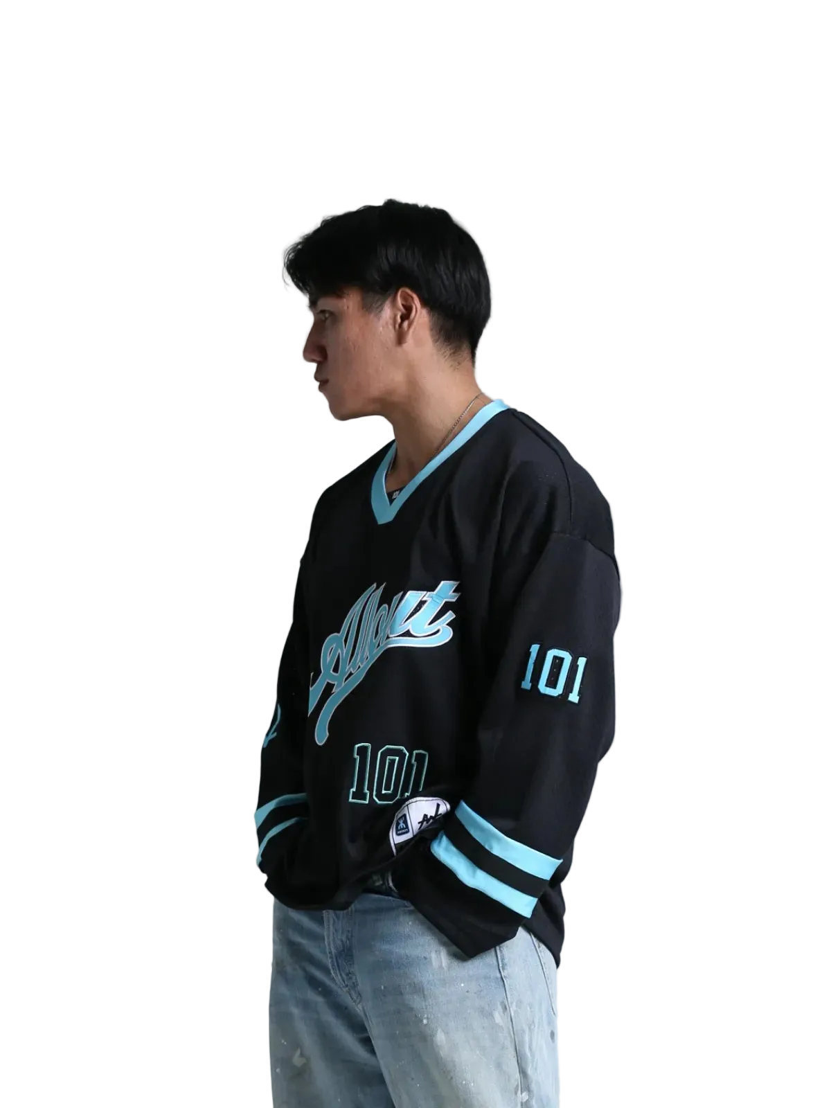 HOCKEY SHIRT STRIVE LONG SLEEVE BLACK