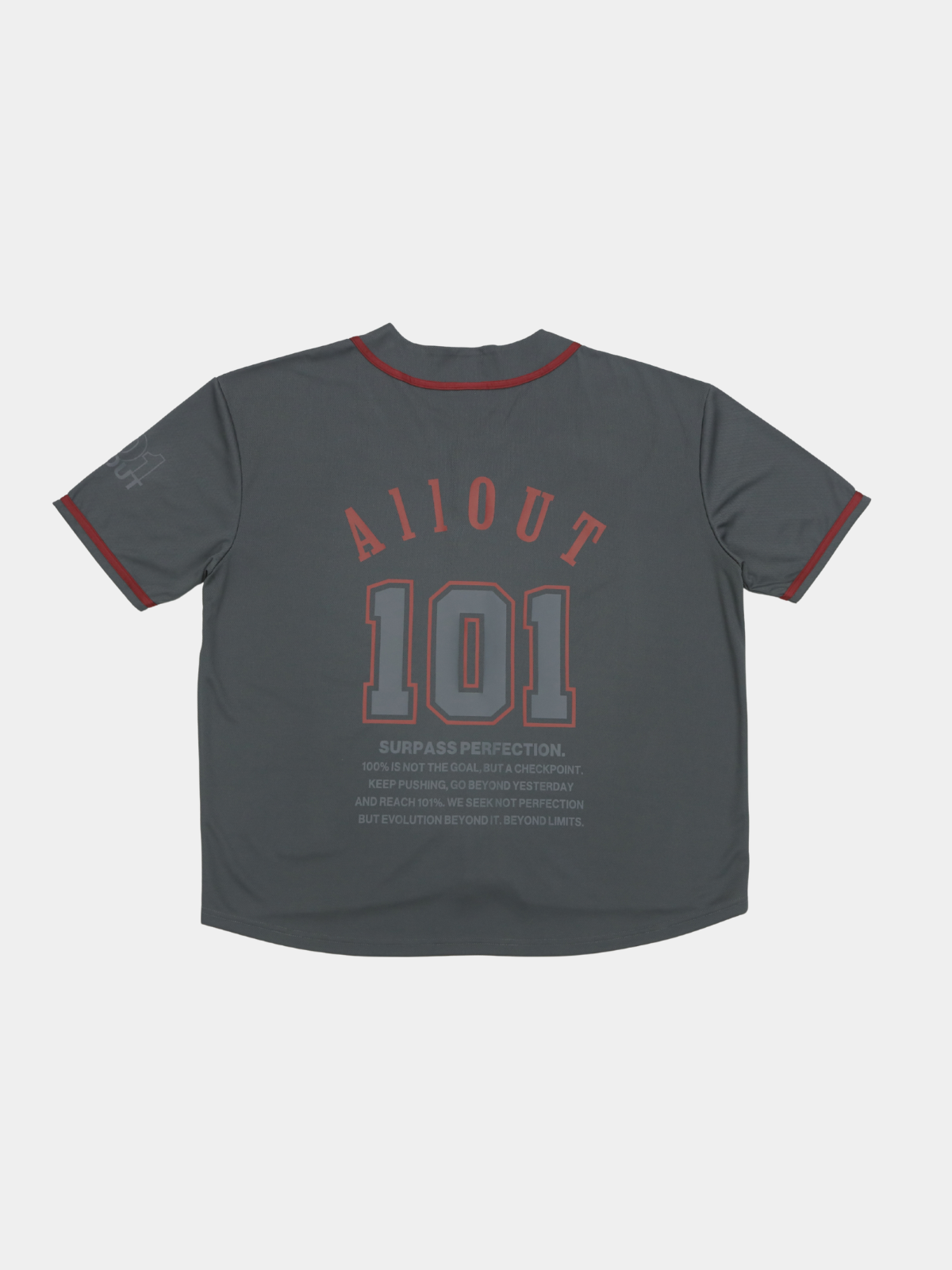 BASEBALL SHIRT LEGACY 101 GRAY