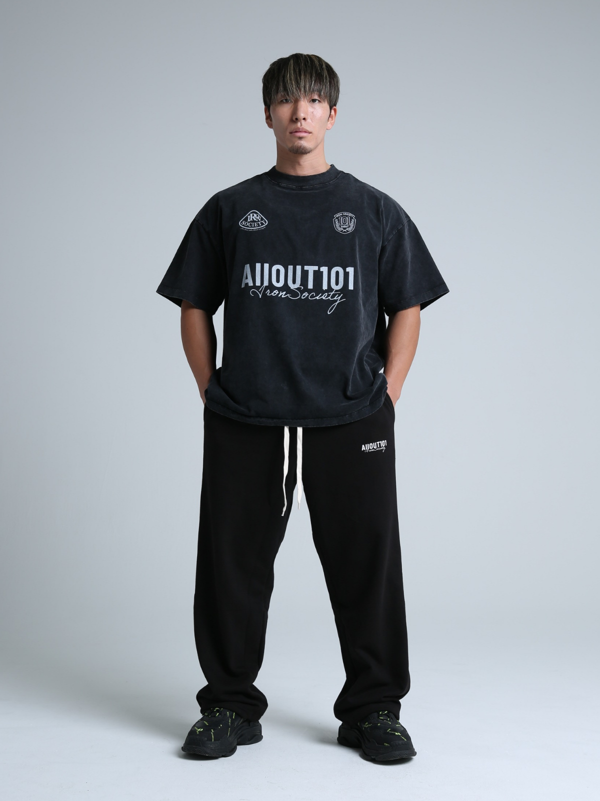 SWEAT PANTS THE 101 LEGION BLACK