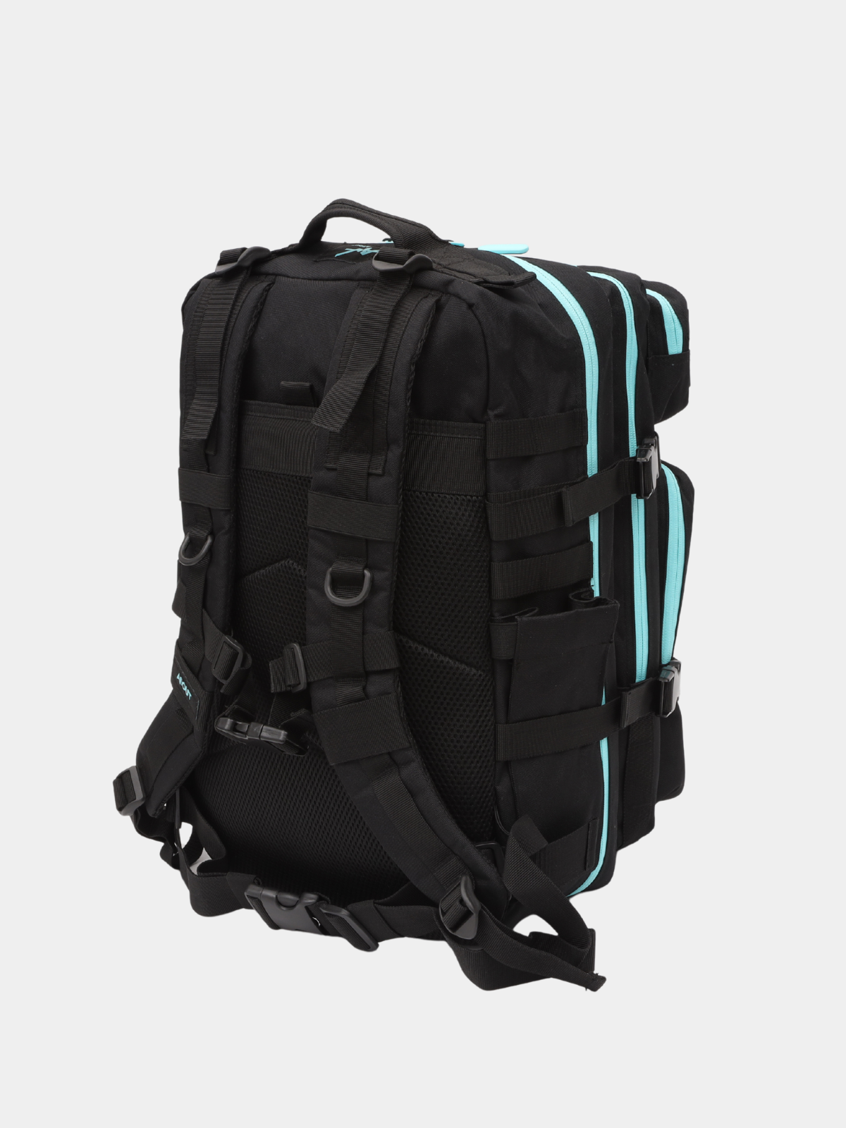 AllOUT BACKPACK 45L BLACK and AQUA