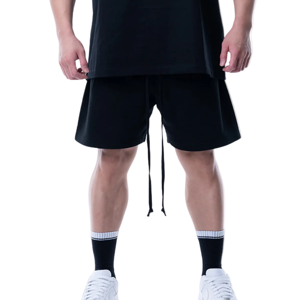 SWEAT SHORTS (BLACK)