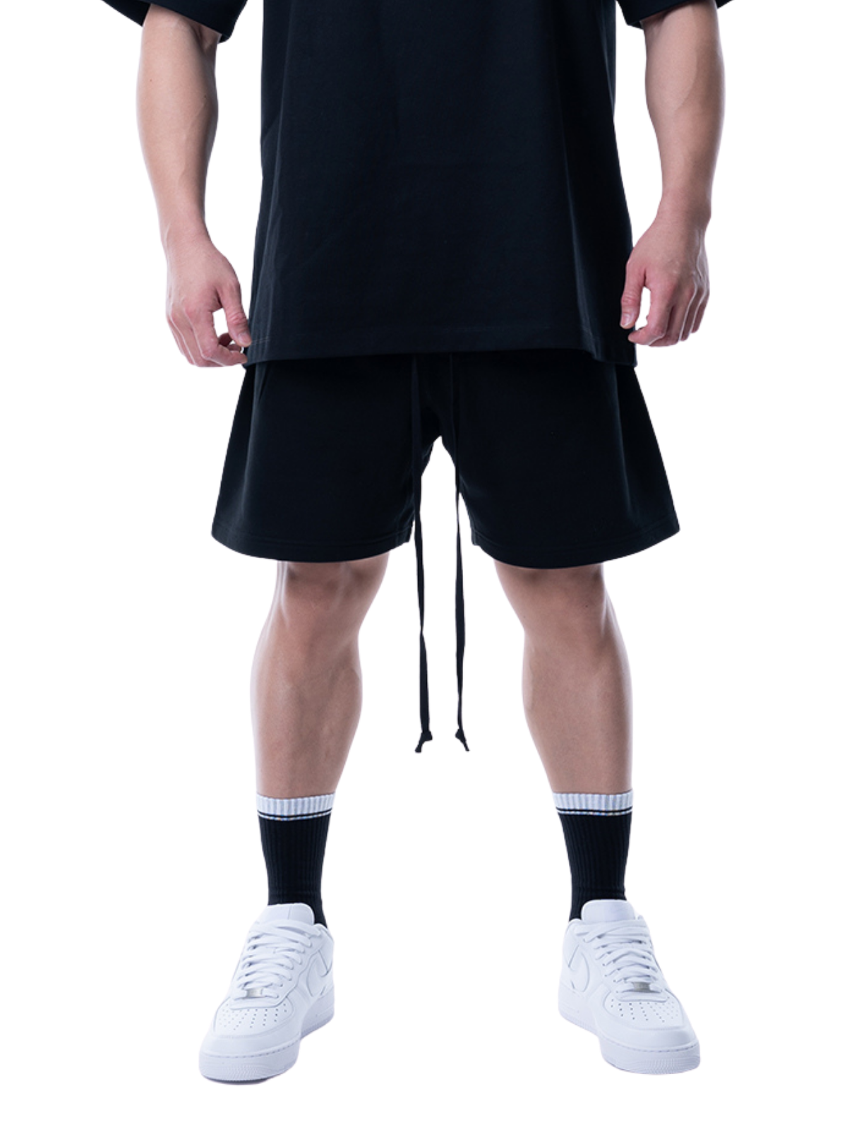 SWEAT SHORTS (BLACK)
