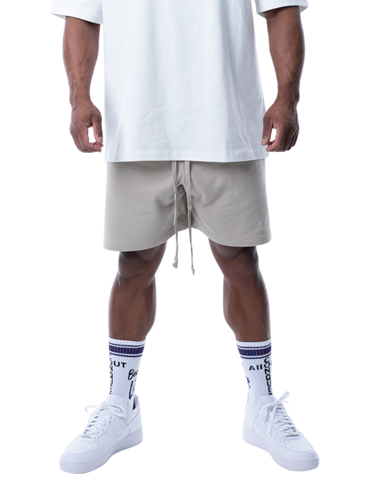 SWEAT SHORTS (BEIGE)