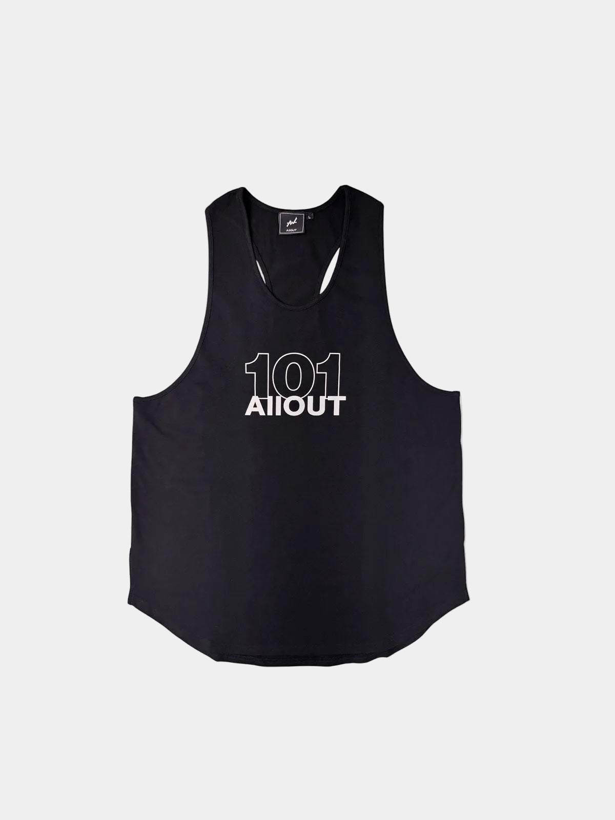 トレーニングウェアのおすすめ人気商品⑤:ALL OUT ストリンガー STRINGER OUTLINE LOGO BLACK