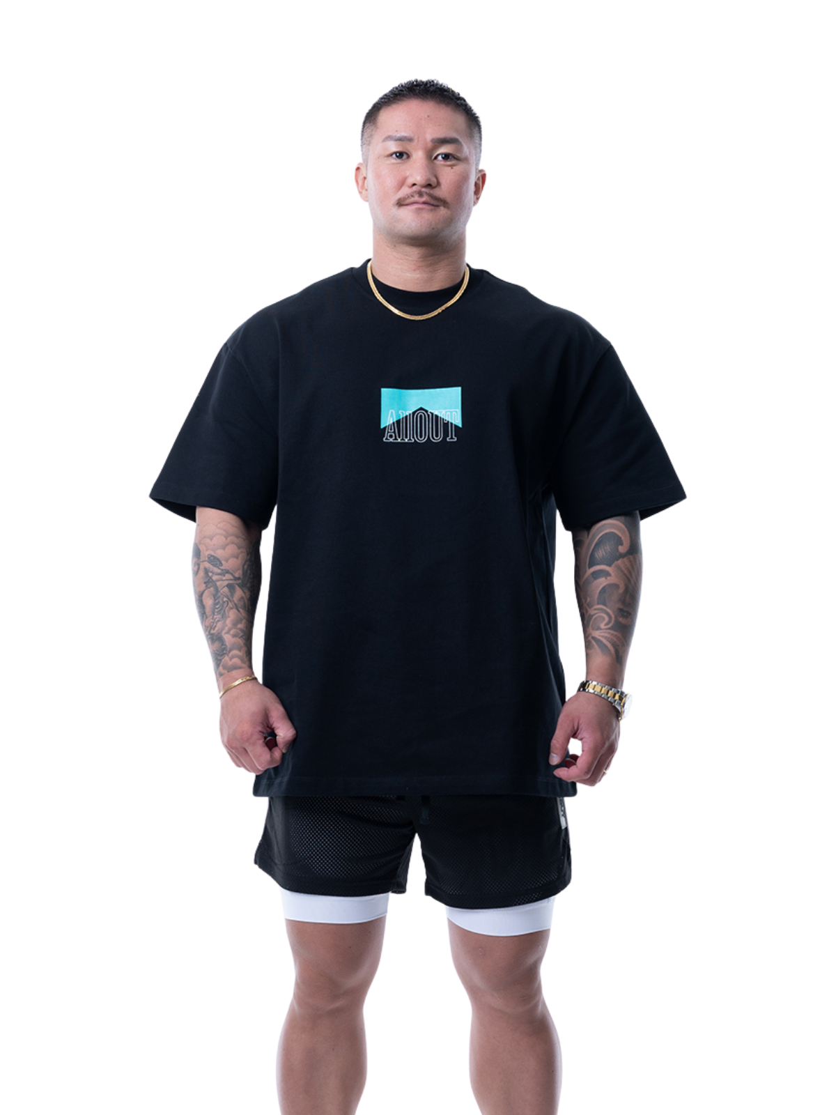 T-shirt CHEVRON EMBLEM【BLACK】