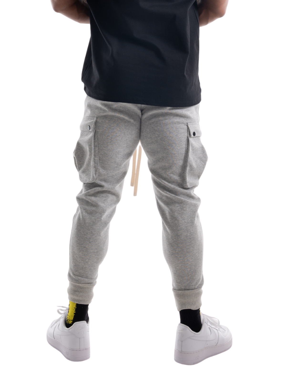 CARGO PANTS ONE POINT LOGO(GRAY)