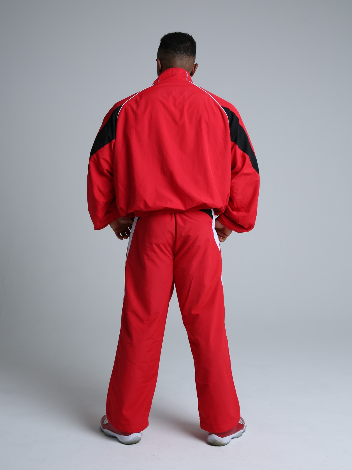 TRACK PANTS WEDGE RED