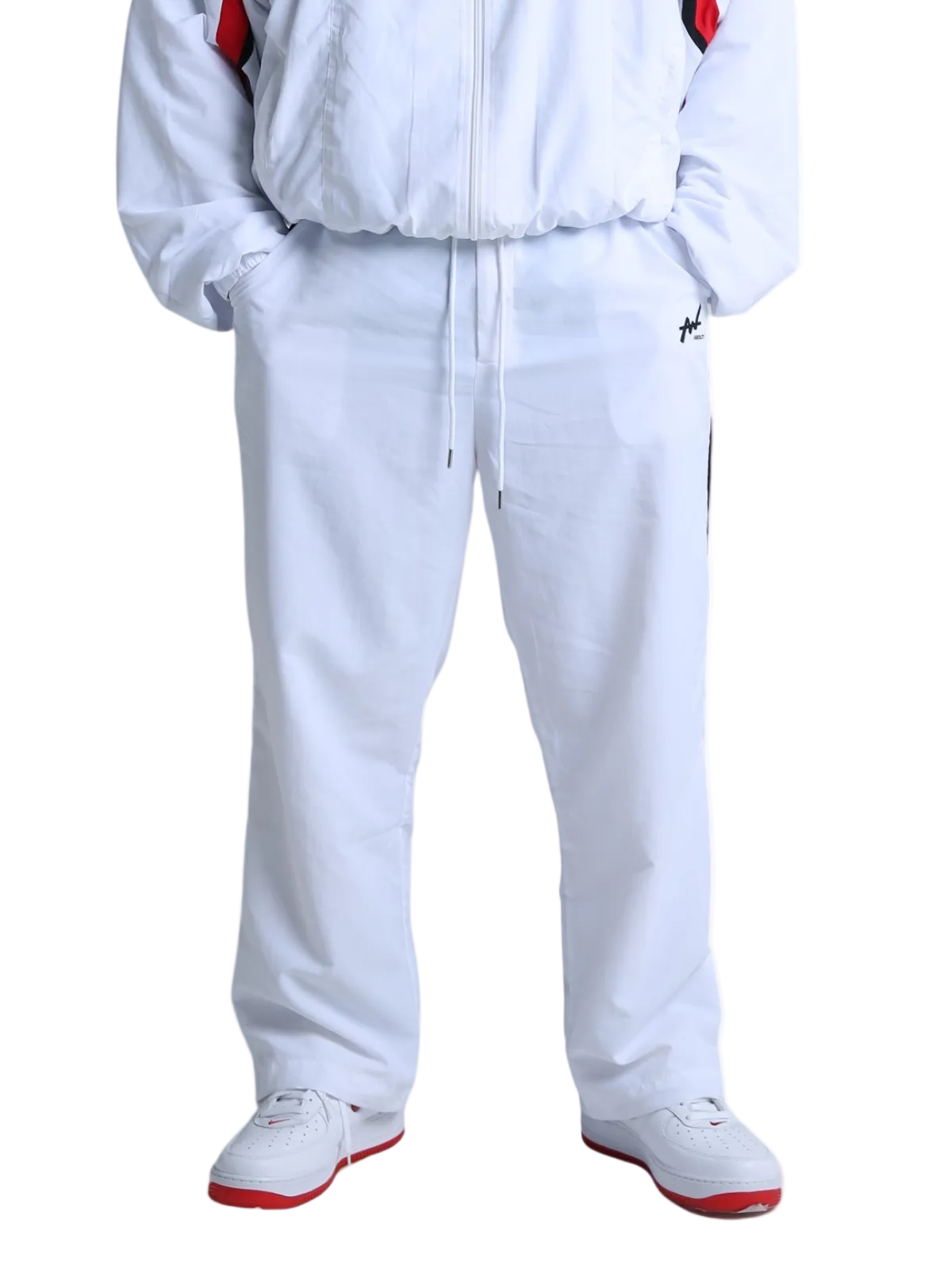 all out トラックパンツ TRACK PANTS WEDGE WHITE