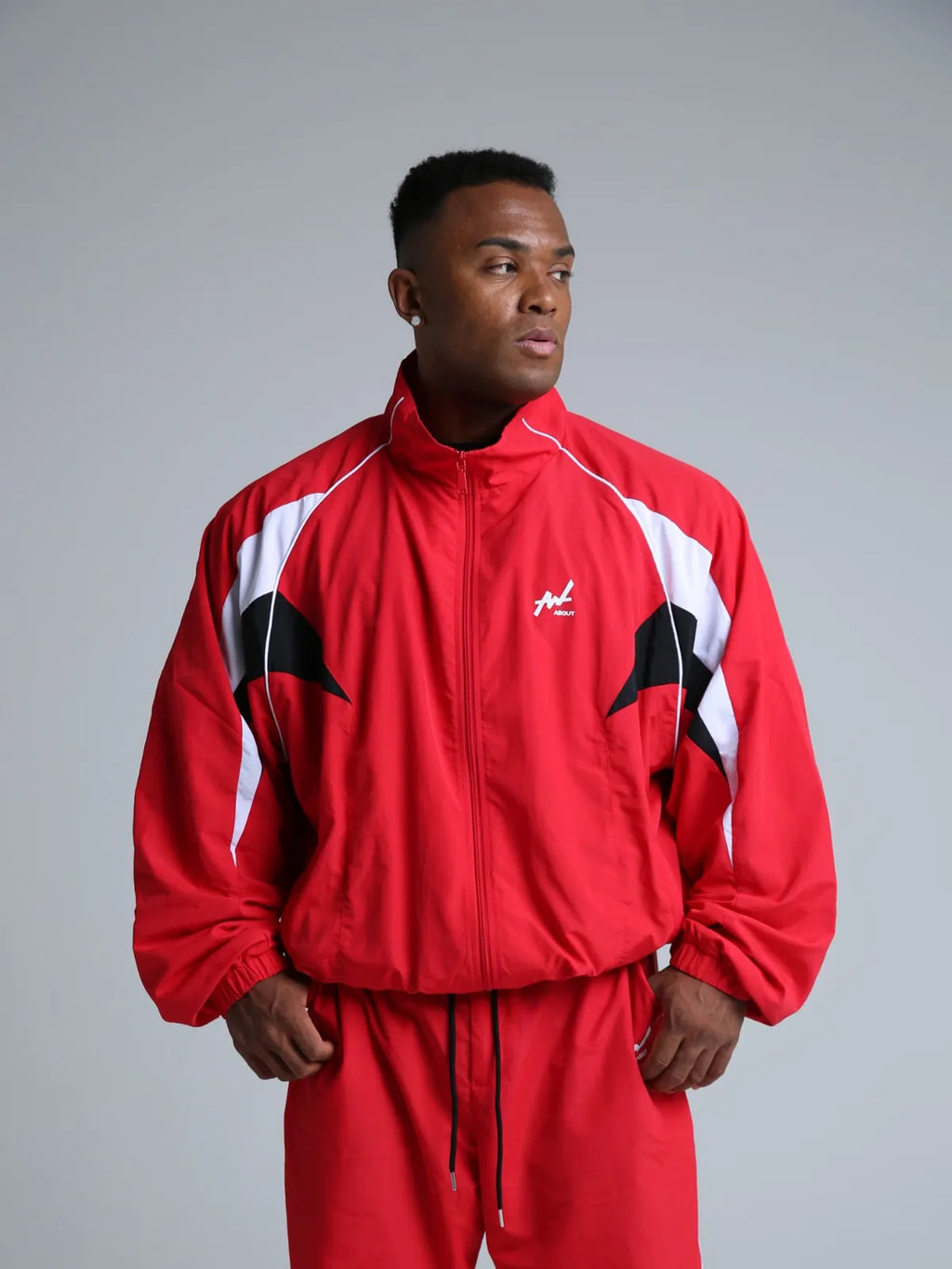 TRACK JACKET WEDGE RED