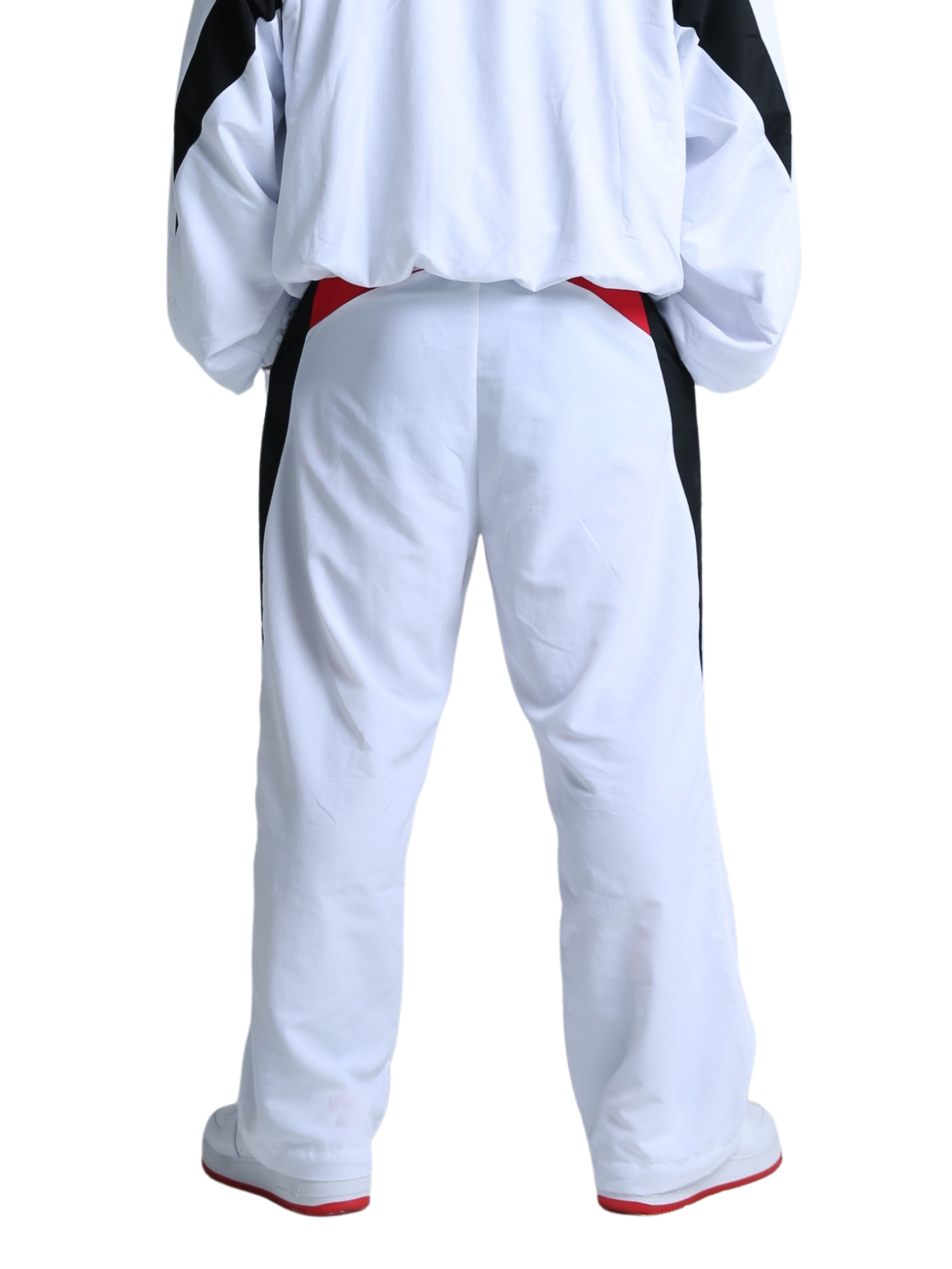 TRACK PANTS WEDGE WHITE