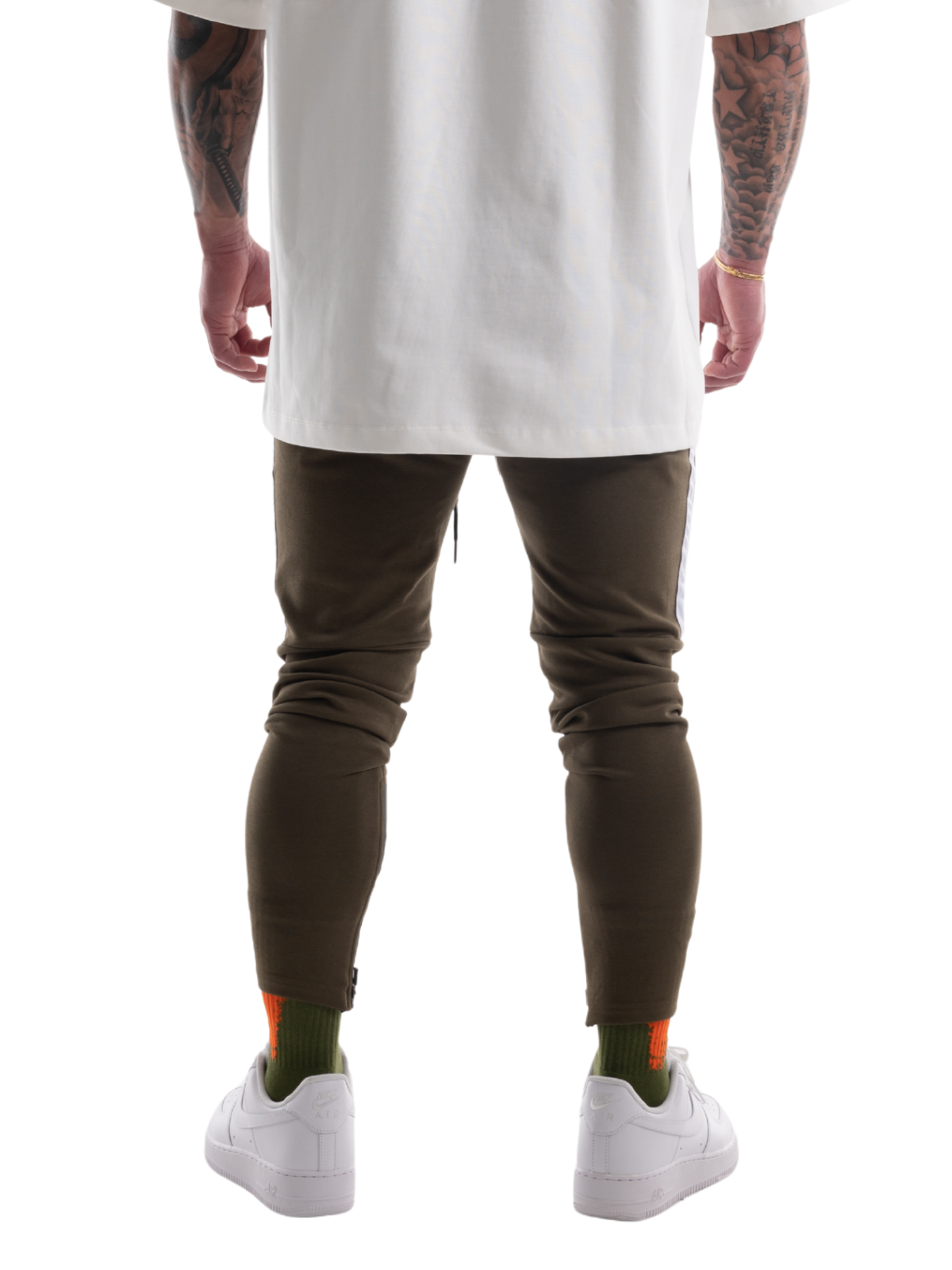 2 LINE STRETCH PANTS(KHAKI)