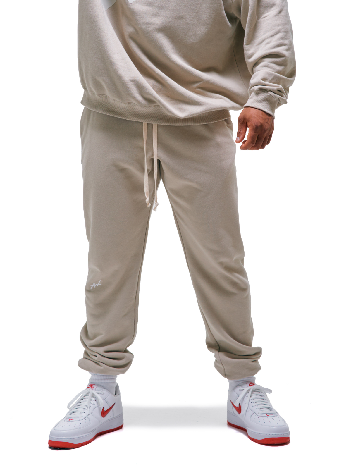 SWEAT PANTS  BIG LOGO（BEIGE）