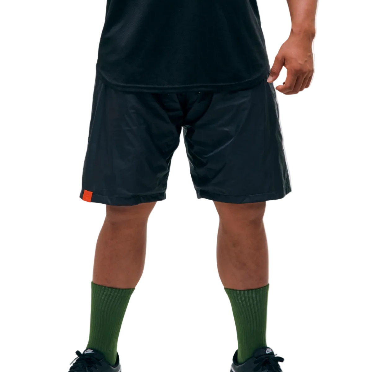 EASY SHORTS Orange label (BLACK)