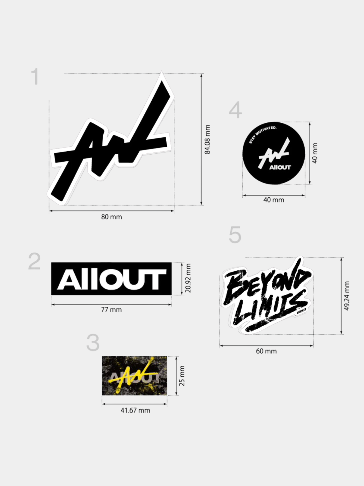 ALLOUT STICKER PACK