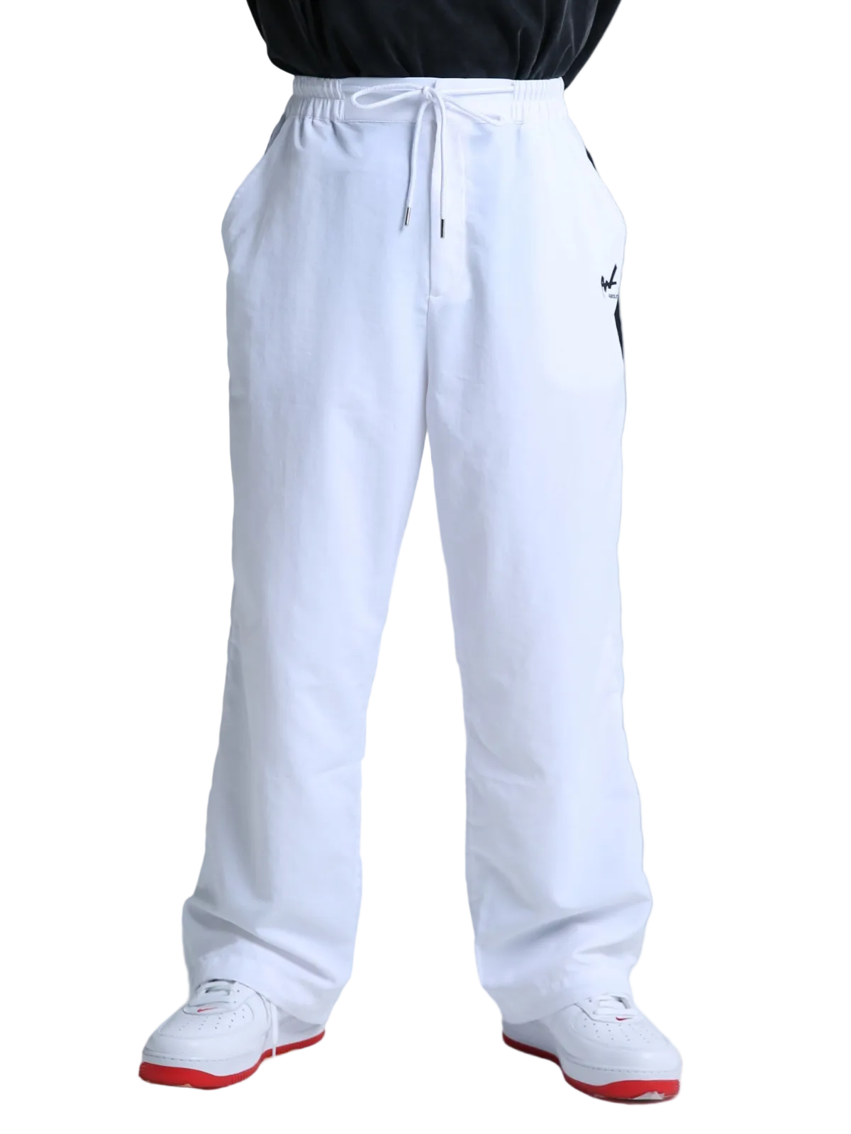 TRACK PANTS WEDGE WHITE