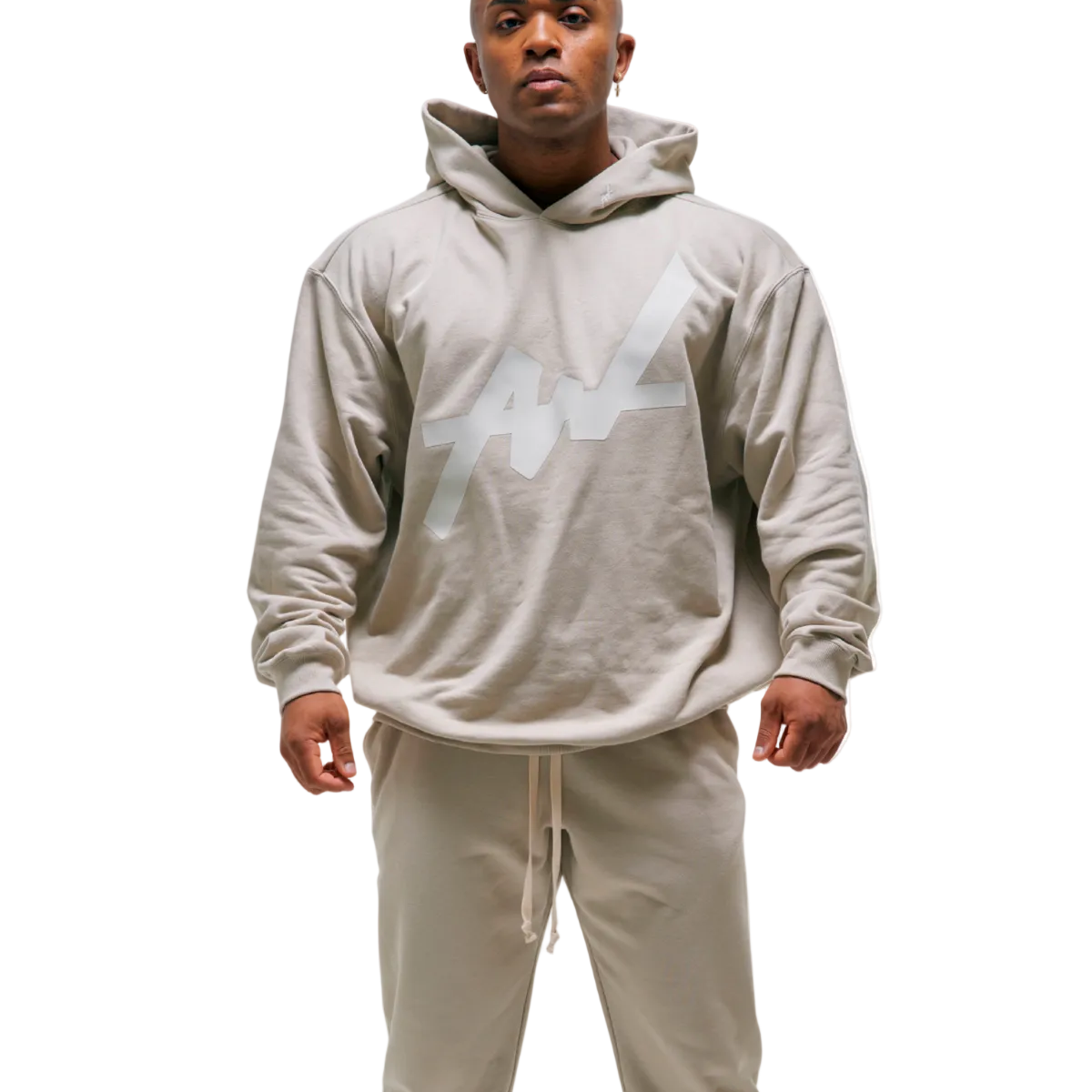 SWEAT HOODIE BIG LOGO(BEIGE) SWEAT HOODIE BIG LOGO(BEIGE)