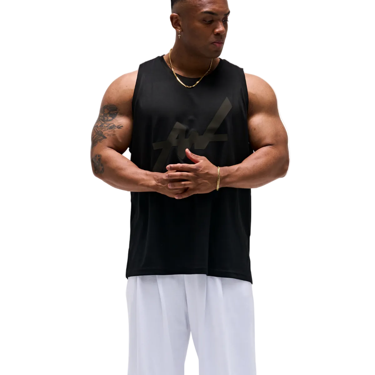 NO SLEEVE BIG LOGO (BLACK)