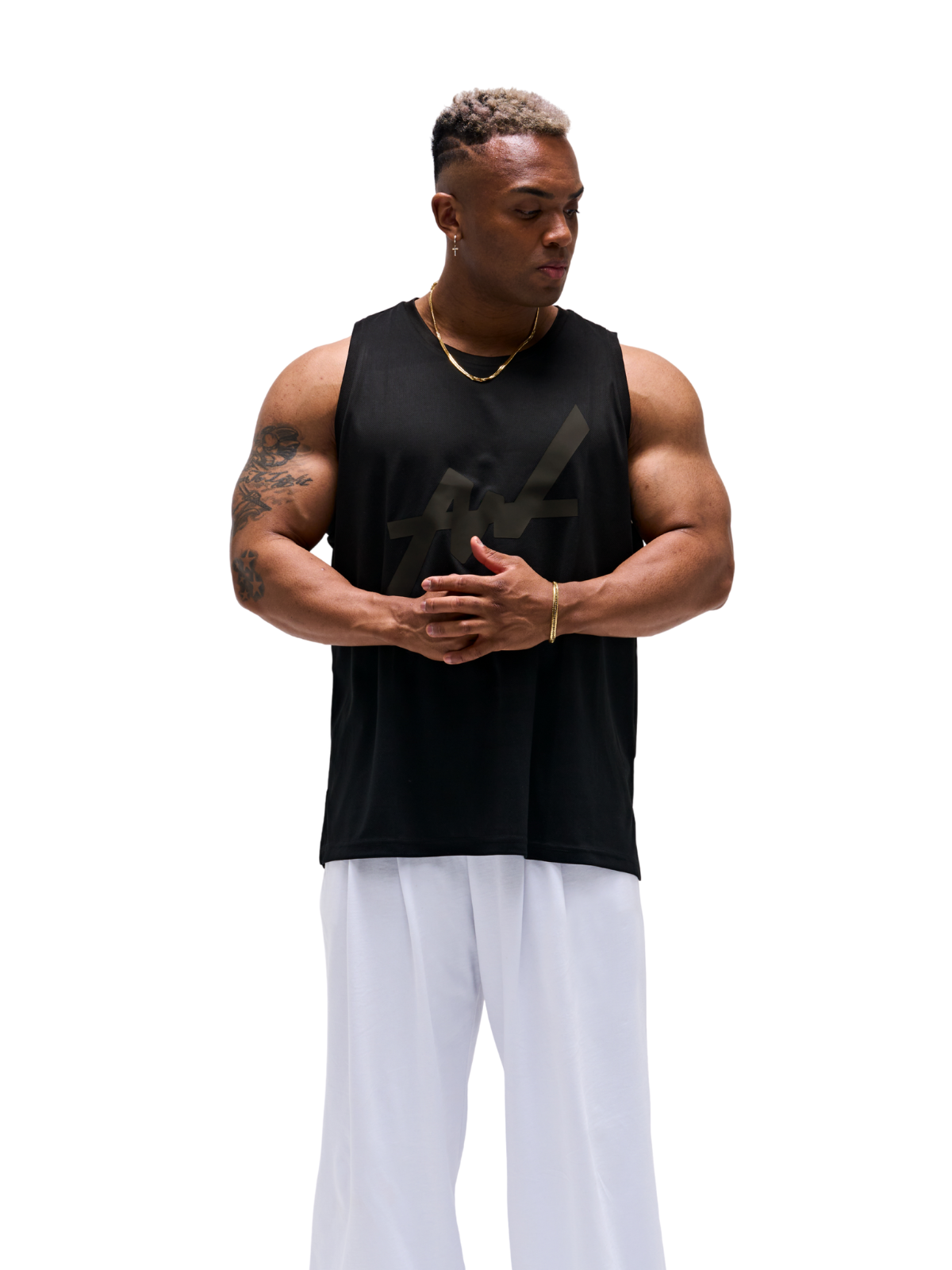 NO SLEEVE BIG LOGO (BLACK)