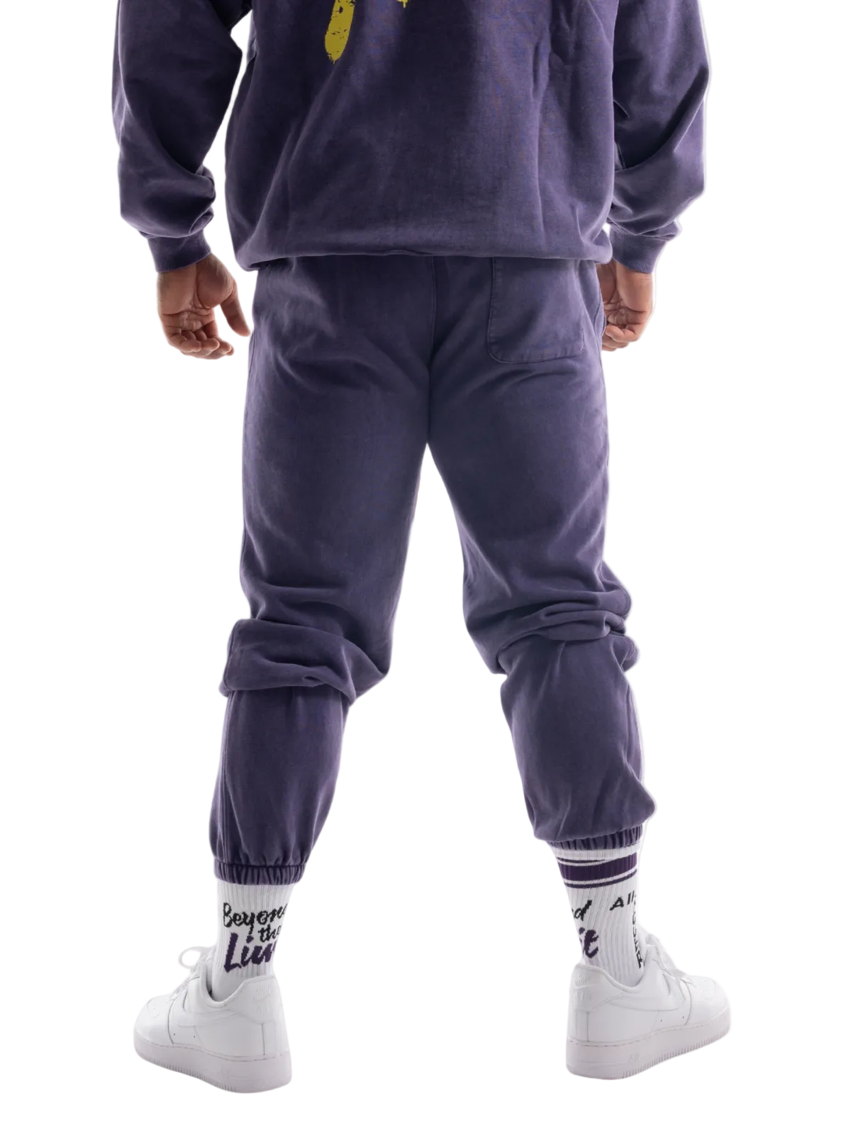 SWEAT PANTS VINTAGE LOGO（PURPLE）