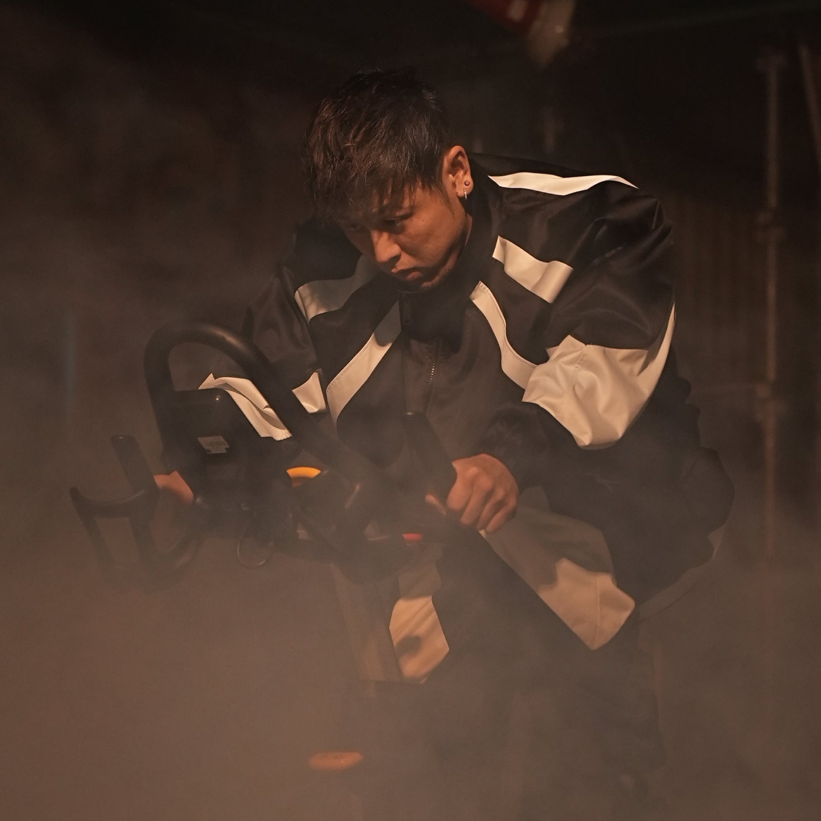 SAUNA SUIT ORCA BLACK 【SET-UP】