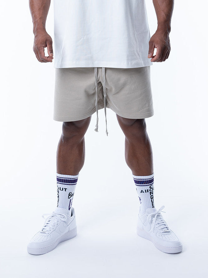 SWEAT SHORTS (BEIGE)