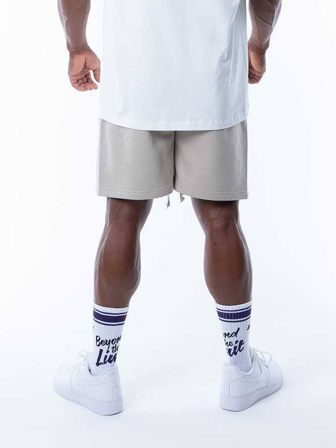 SWEAT SHORTS (BEIGE)