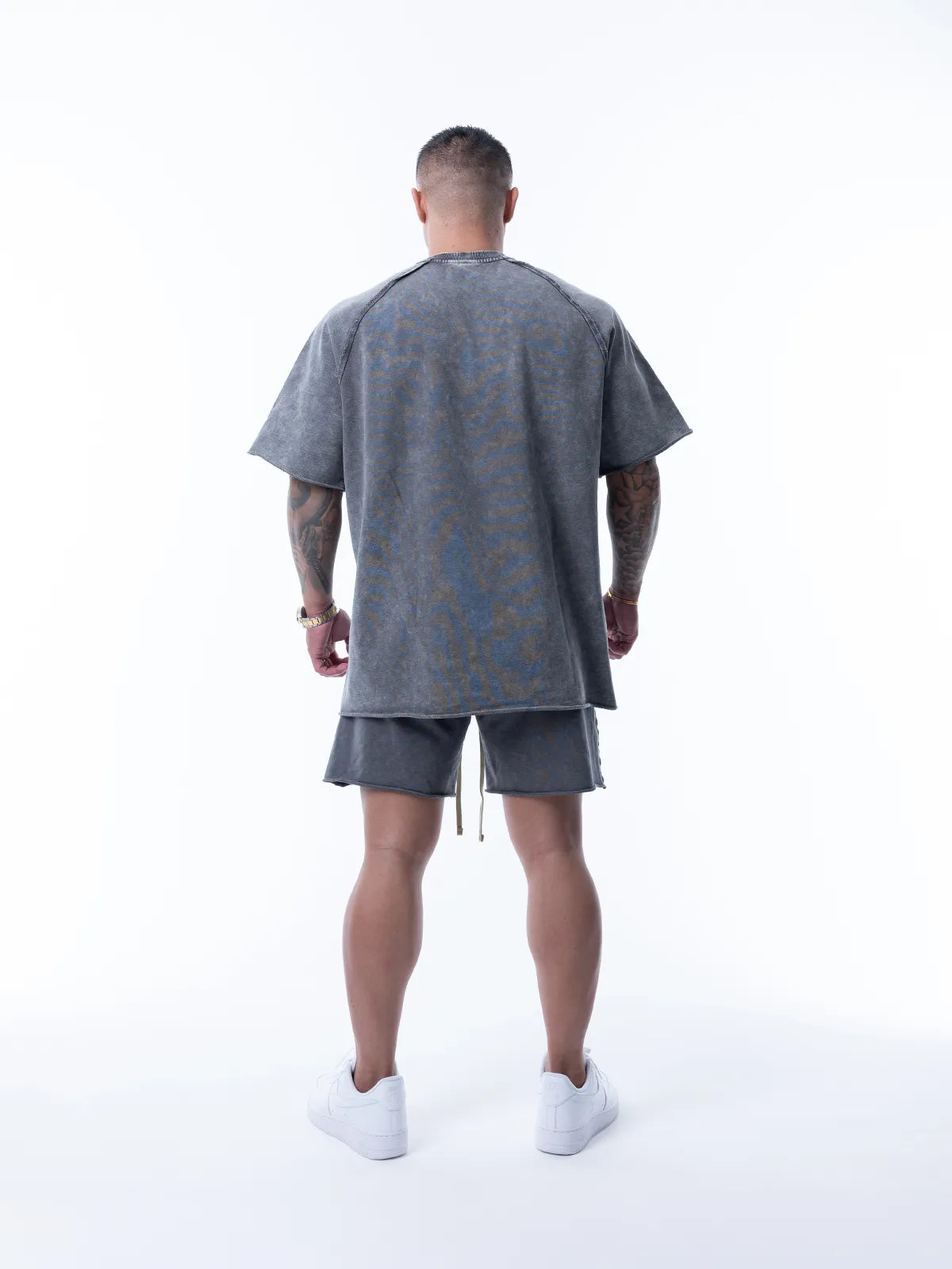 SWEAT TEE | DISTRESSED FLAME