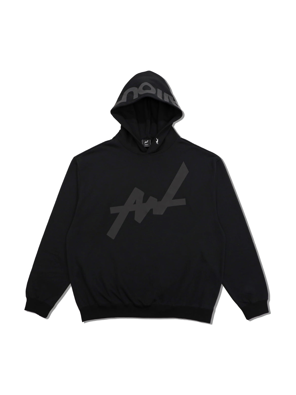 SWEAT HOODIE BIG LOGO (BLACK)