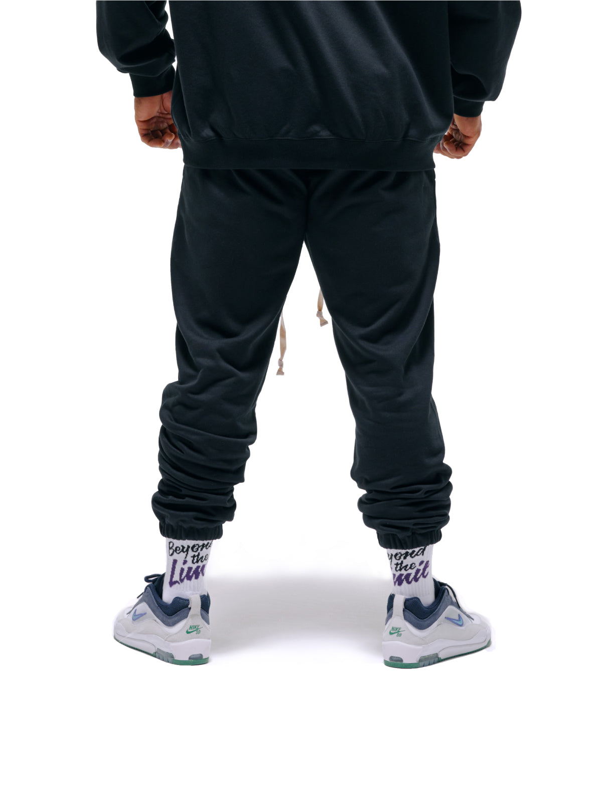 SWEAT PANTS  SPRAY（BLACK）