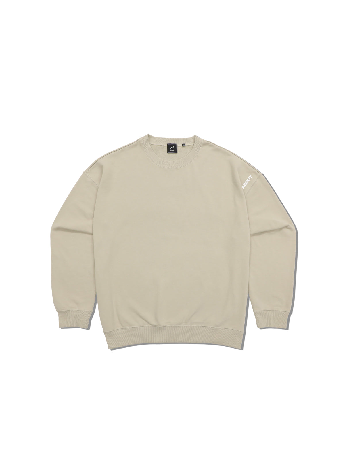 SWEAT SHIRT BIG LOGO (BEIGE)