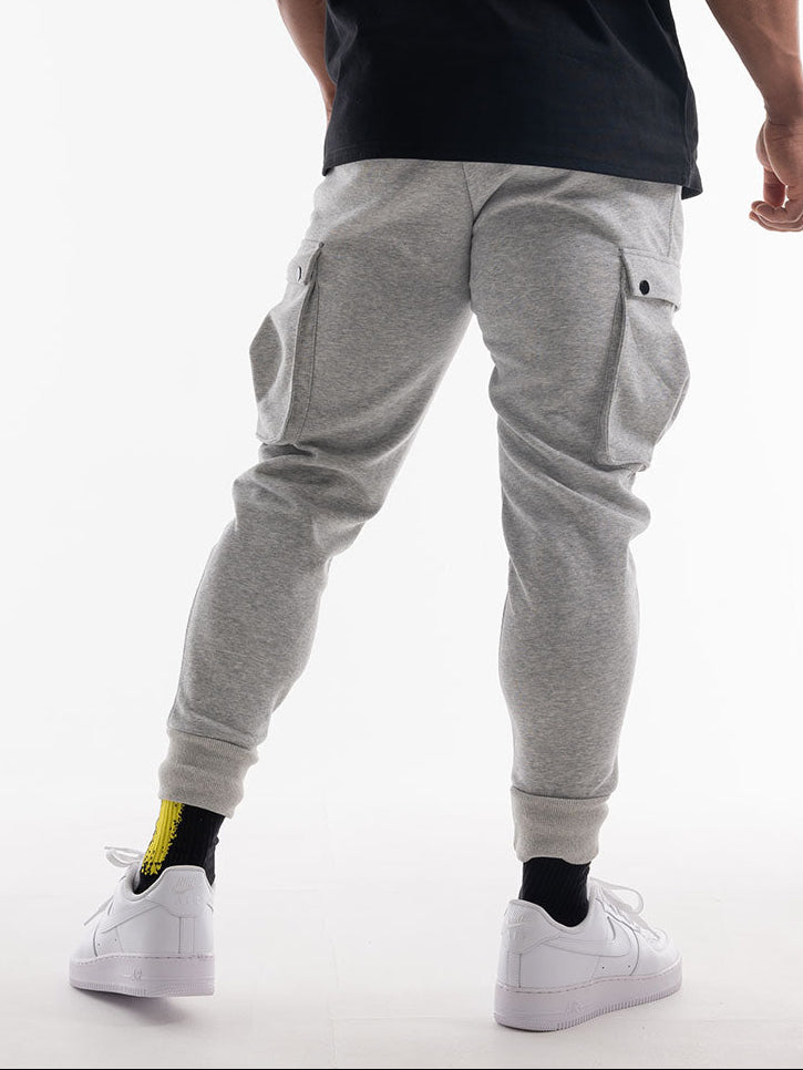 CARGO PANTS ONE POINT LOGO(GRAY)