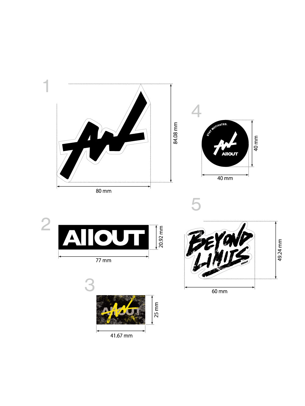 ALLOUT STICKER PACK