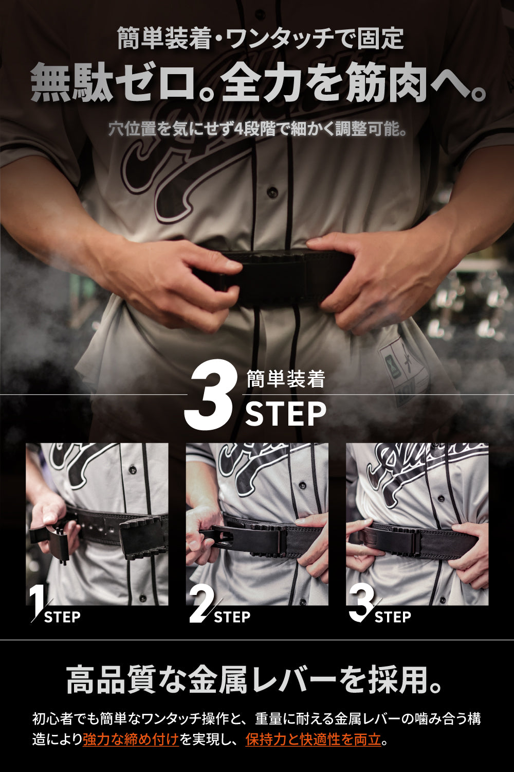 レバーアクションベルト