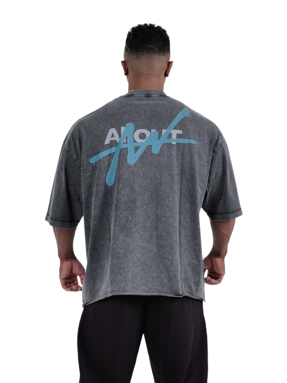 T-shirt SPRAY VINTAGE モデル着用 フロント