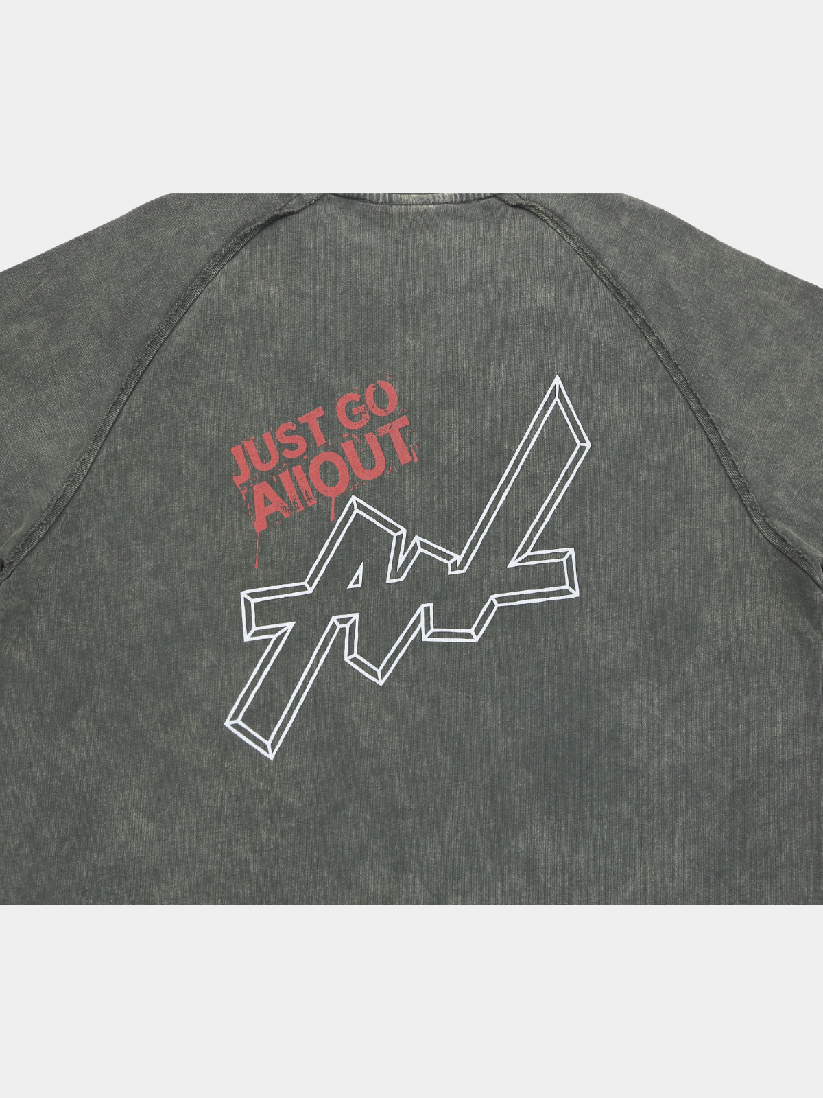 SWEAT TEE | JUST GO ALL OUT ディテール バック