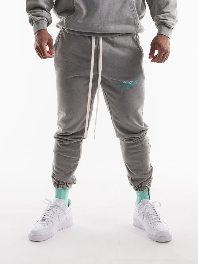 SWEAT PANTS VINTAGE LOGO（LIGHT GRAY）